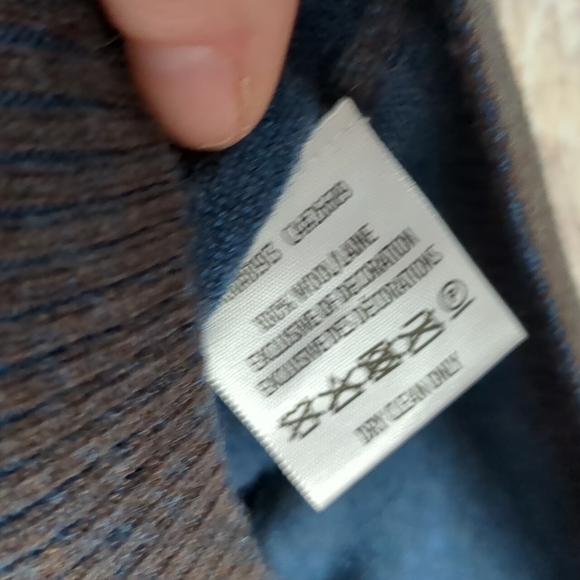 Robert graham brown long sleeve wool sweater classic fit size medium - Picture 3 of 5